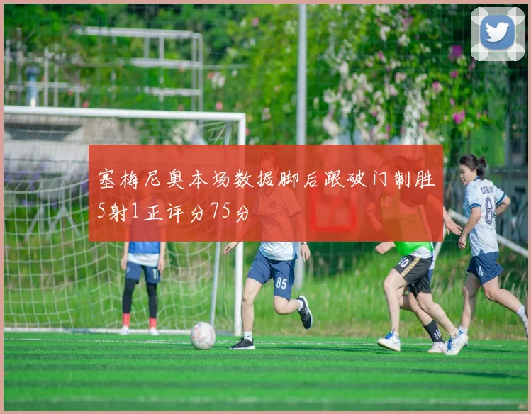 塞梅尼奥本场数据脚后跟破门制胜5射1正评分75分